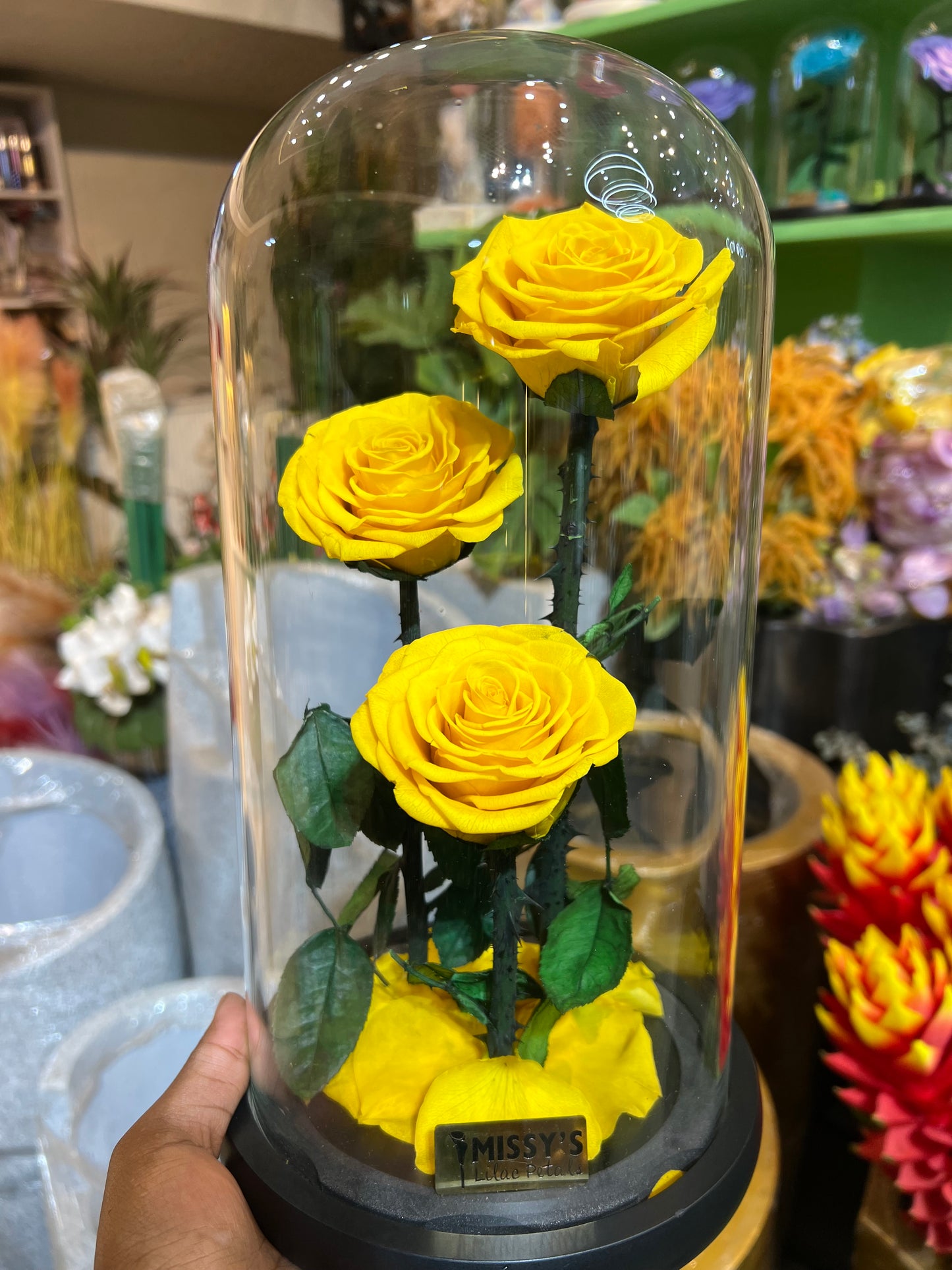 Infinity three rose