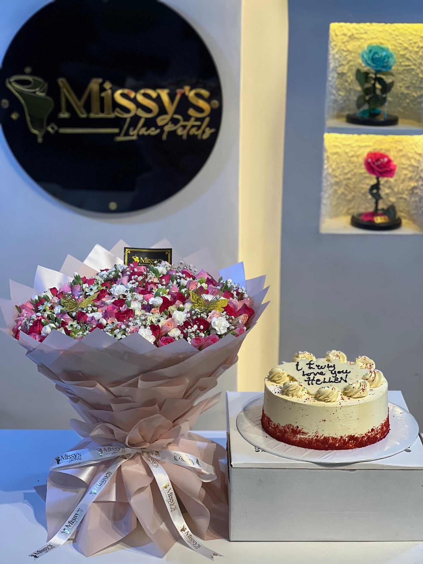 Cake flower combo