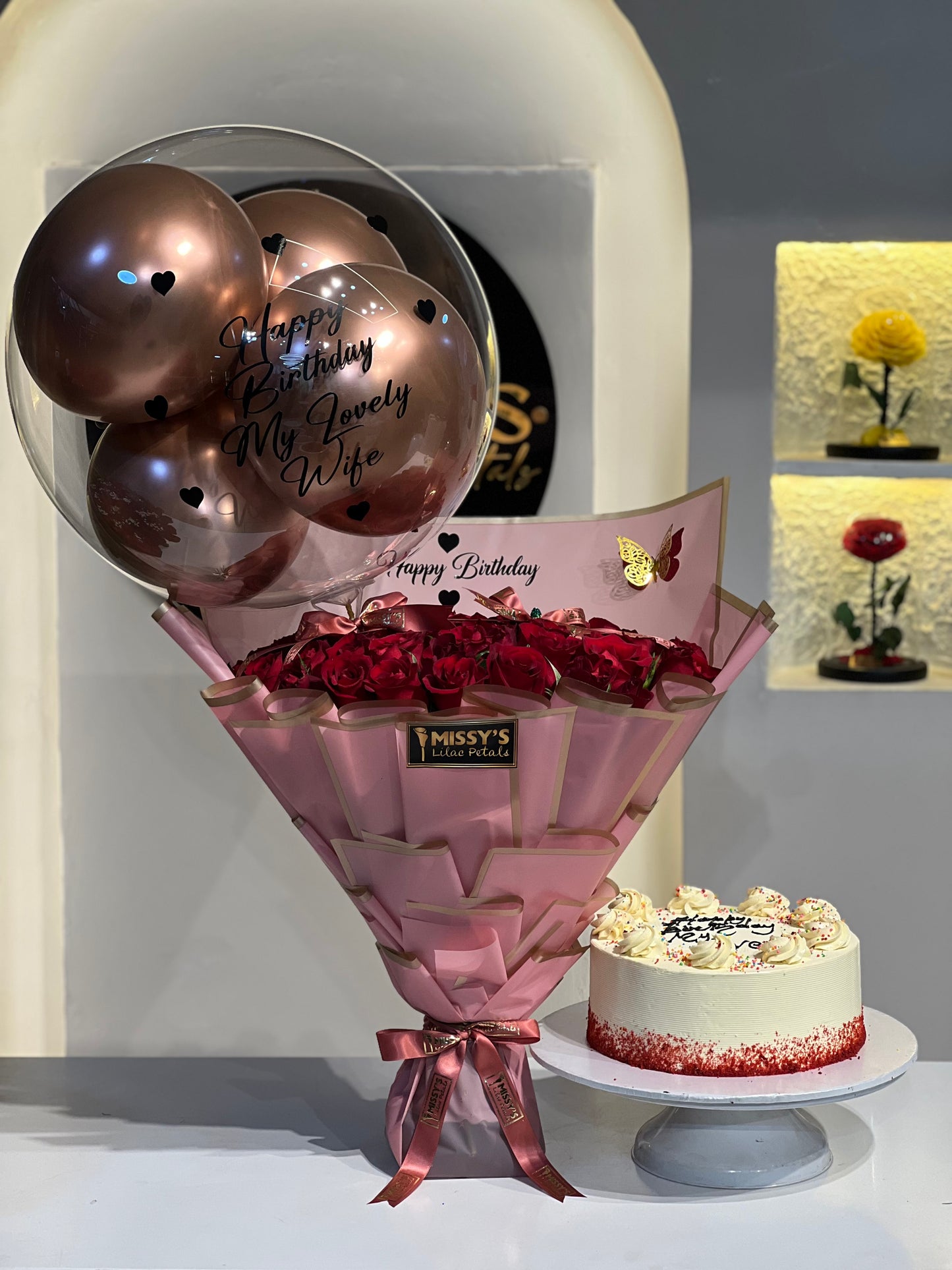 Rosey cake combo