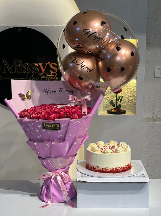 Rosey cake combo