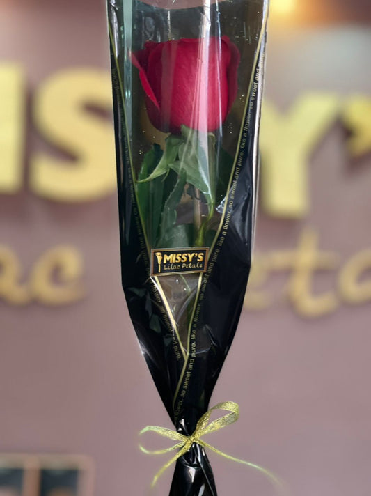 One single rose