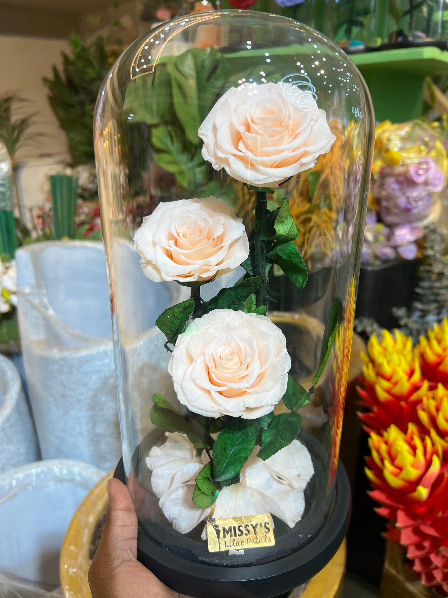 Infinity three rose