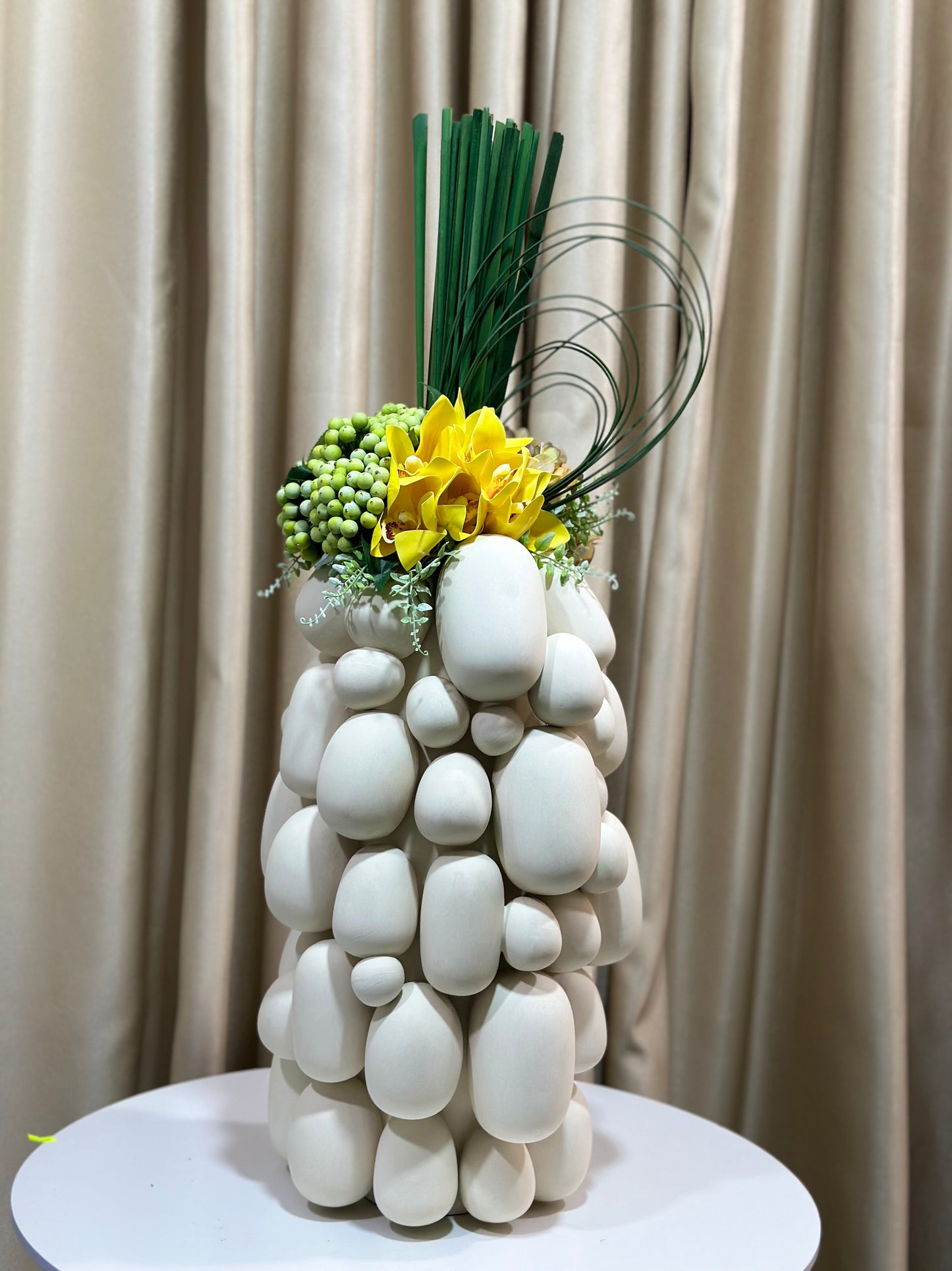 Handmade ceramic art vase