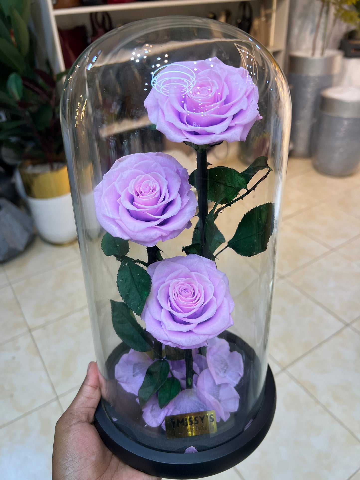 Infinity three rose