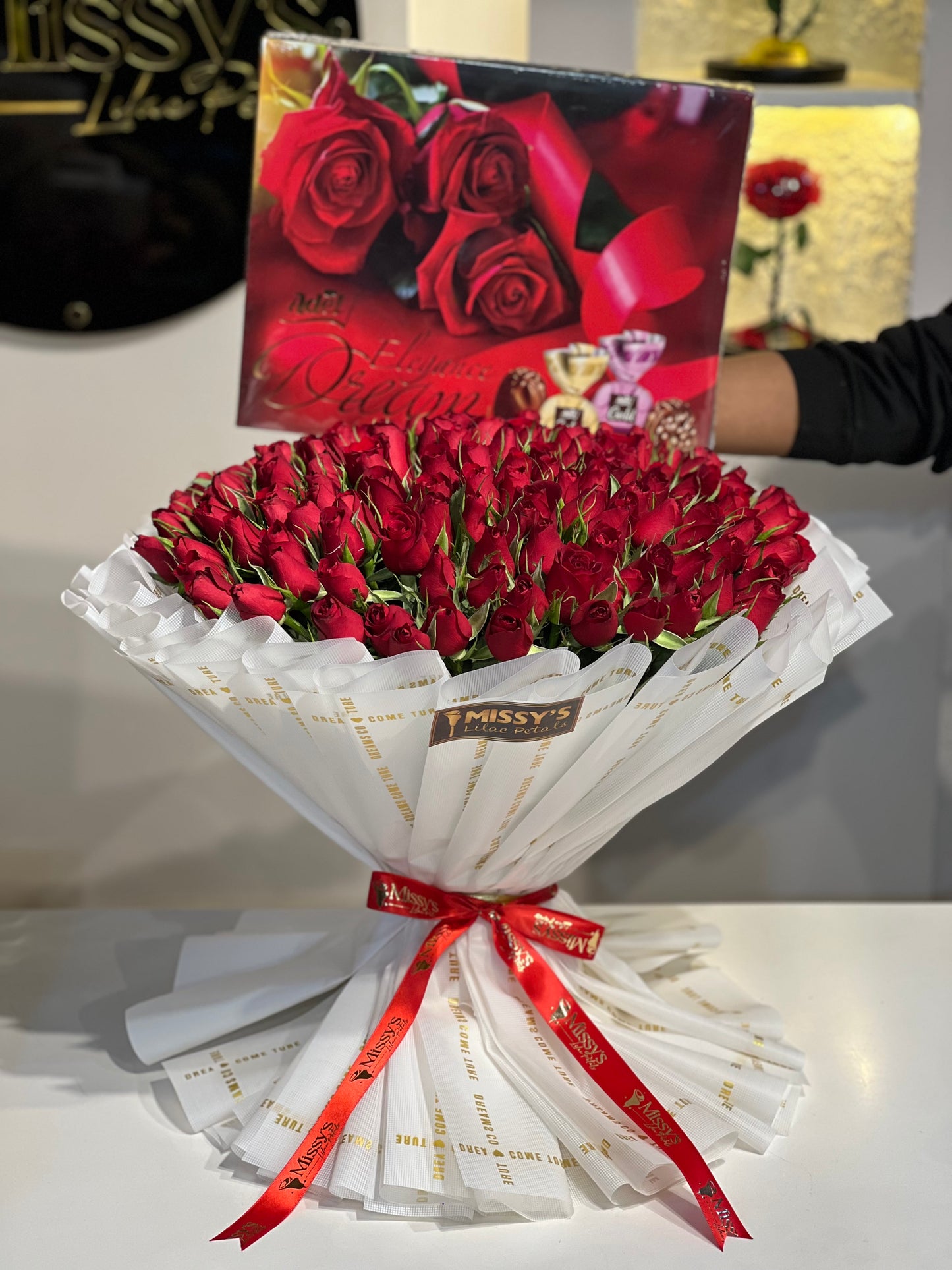 Favorite love with chocolate