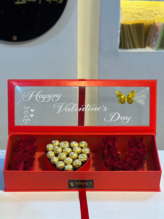 I ❤️ U chocolate