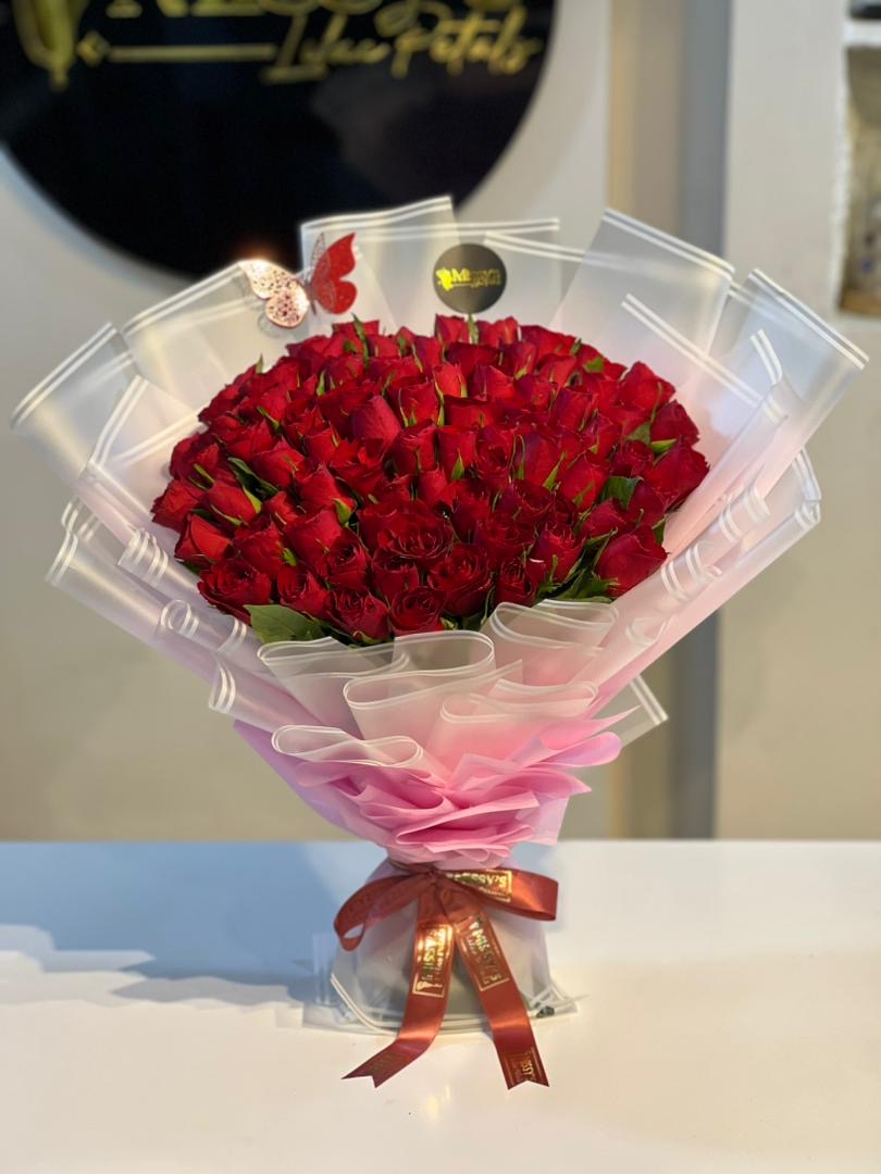 Slanty roses
