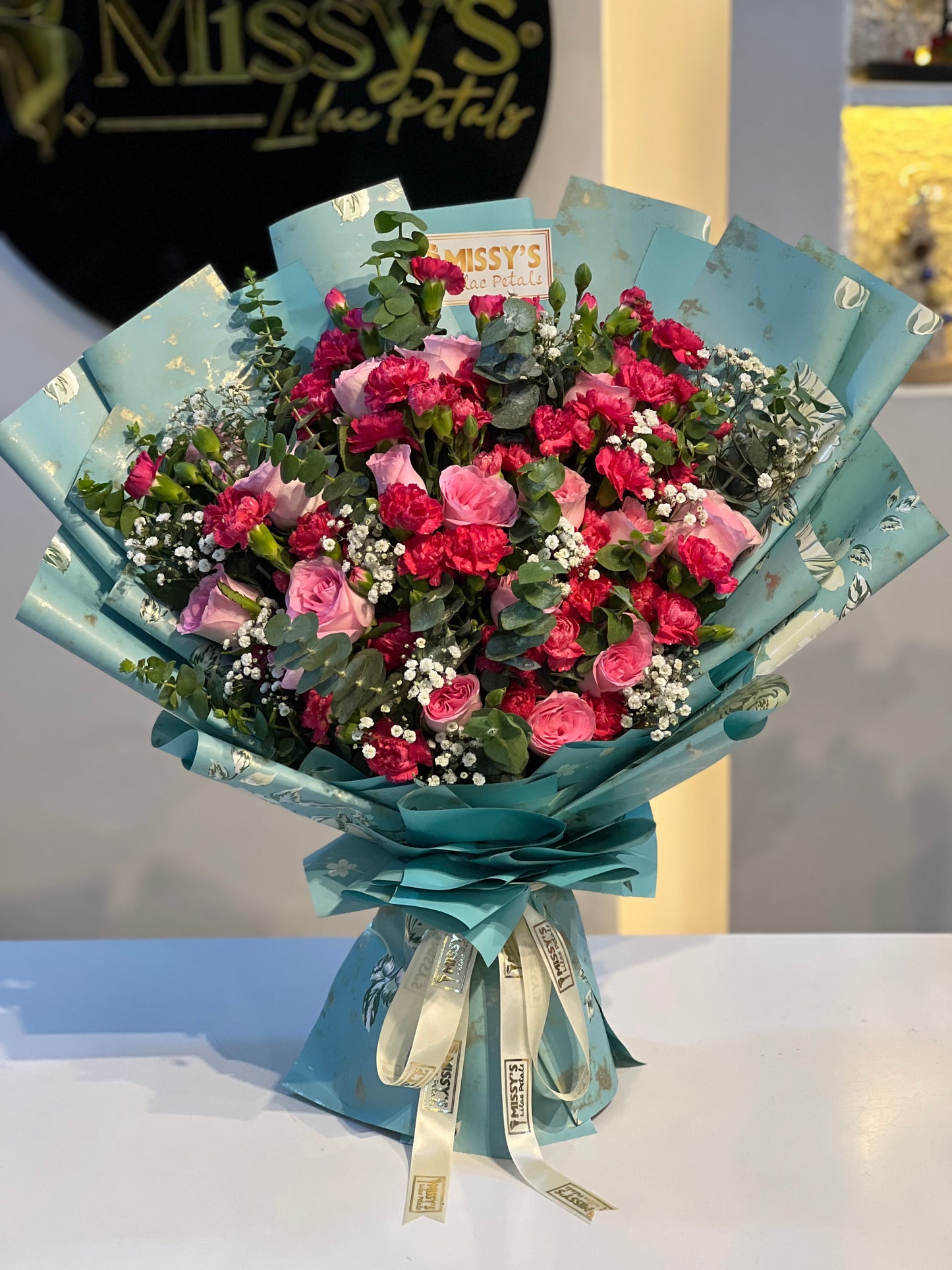 Slanty roses
