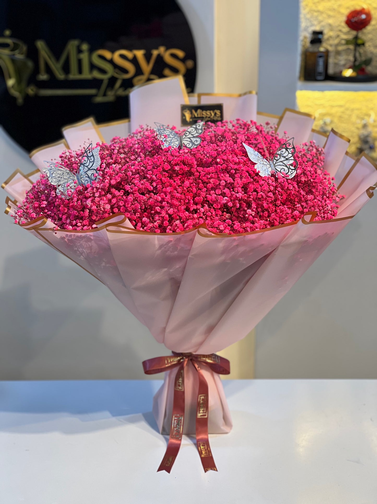 Gipso bouquet pink