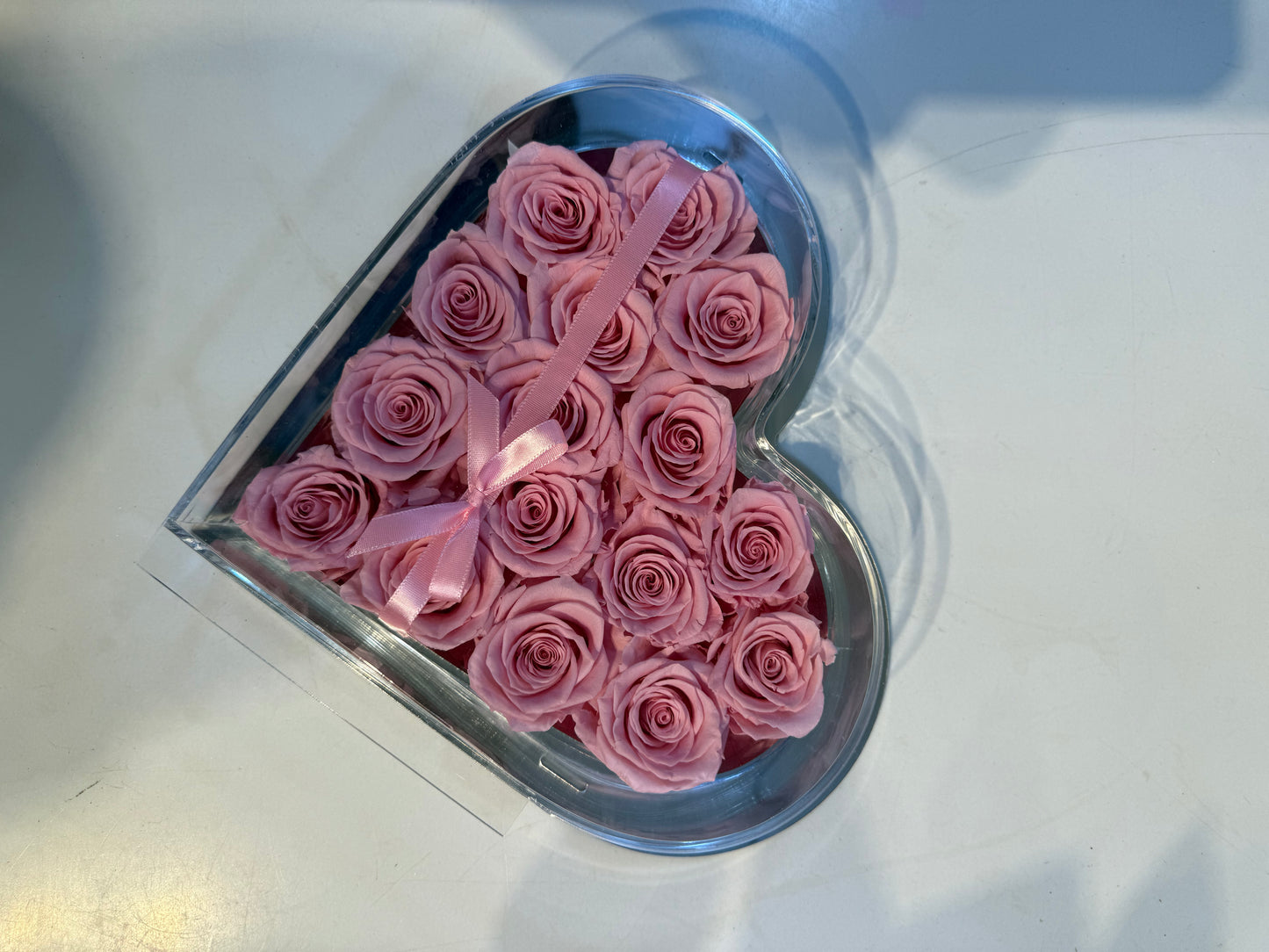 Heart Mirror Infinity Roses