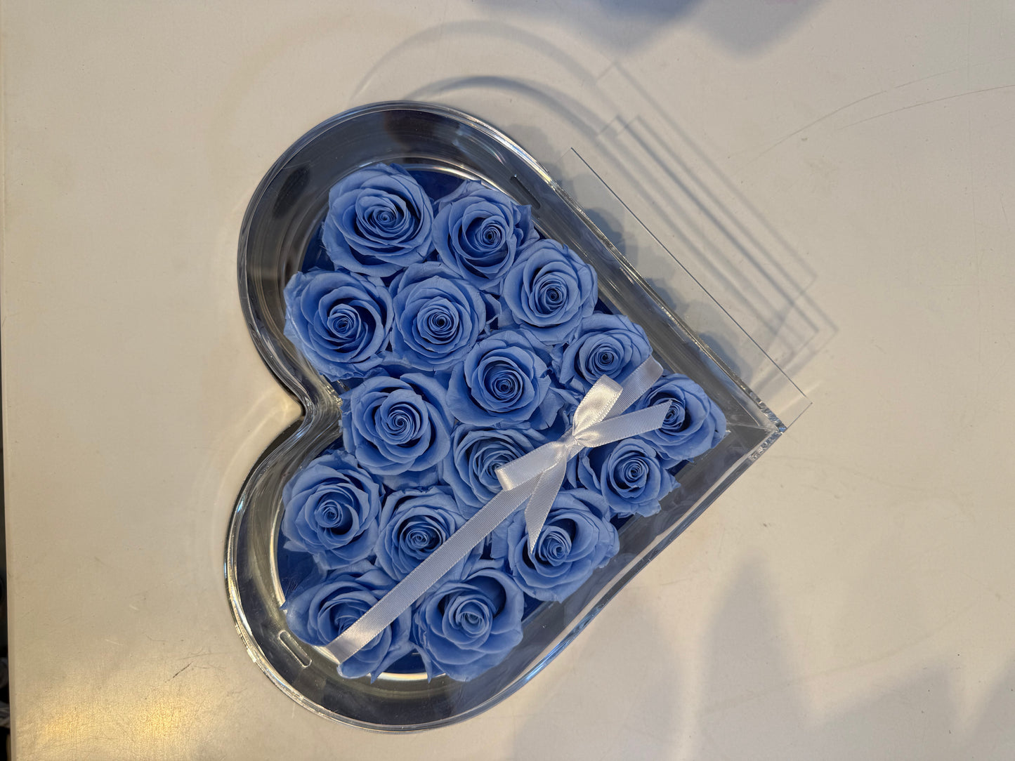 Heart Mirror Infinity Roses