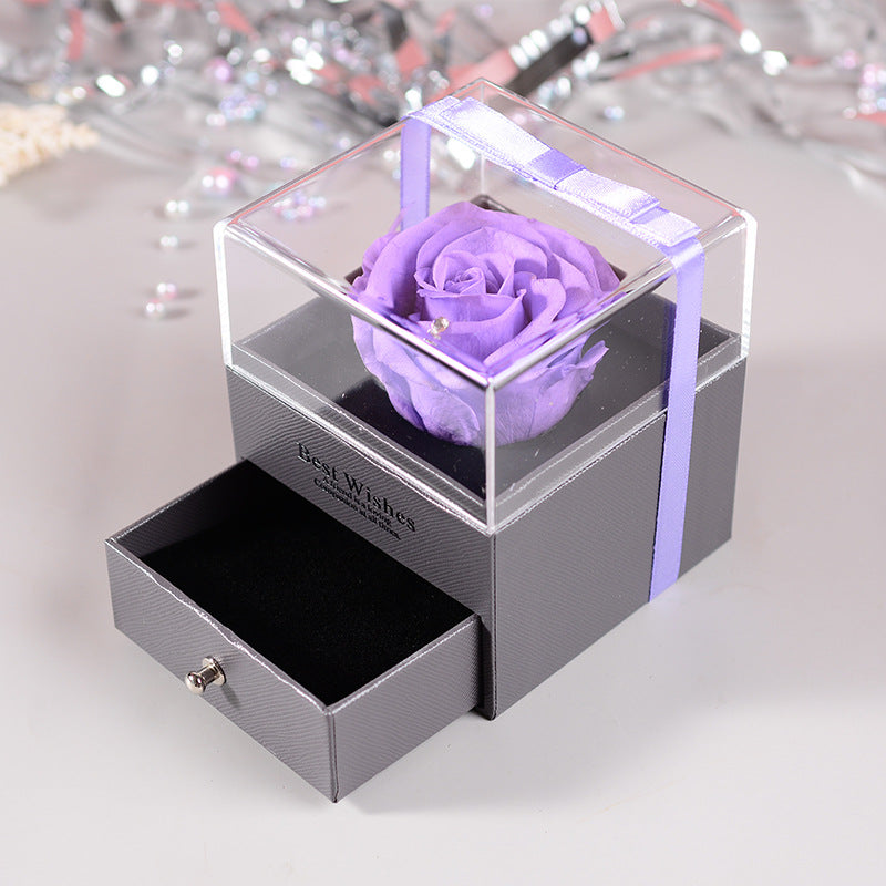 One infinity rose Jewelry box
